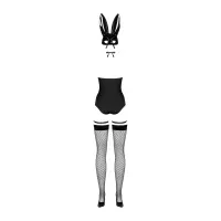 Obsessive's Sexy Black Bunny Costume