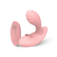 Lustra’s 2-in-1 Clitoral Suction and G-Spot Stimulator with Remote